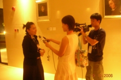 Being interviewed by CCTV-China Central Television